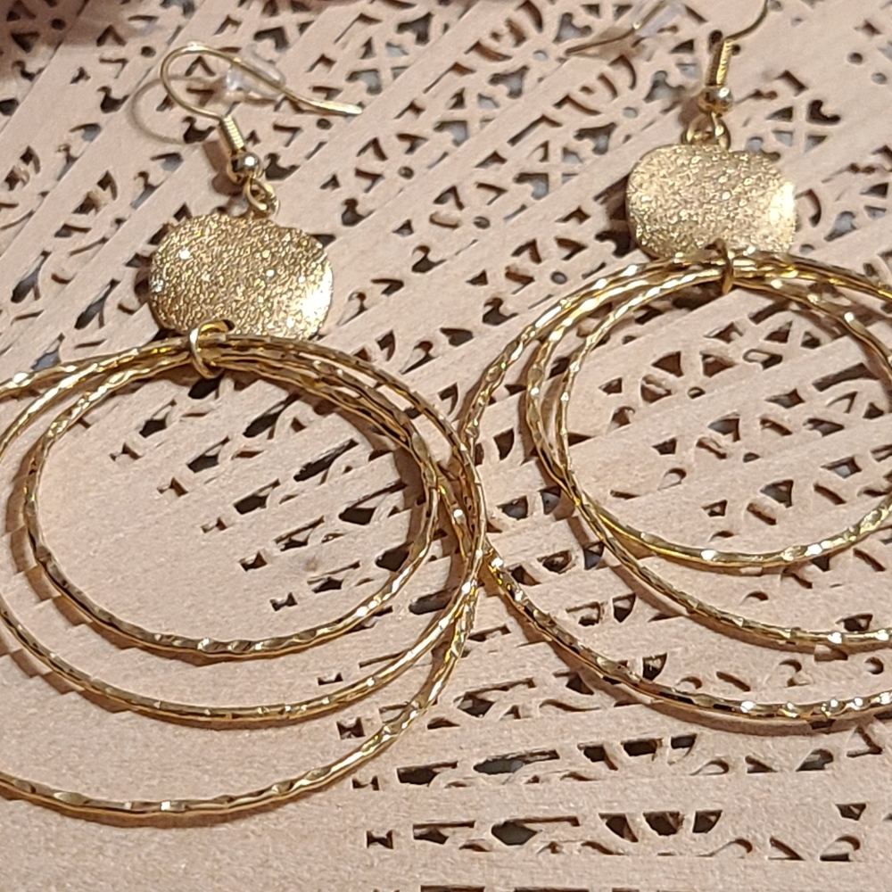 90's Earrings gold for sale - Picture 7 of 11